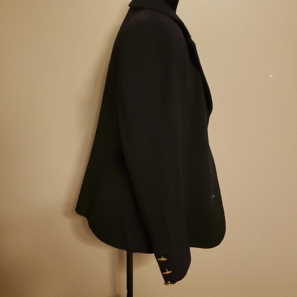 ST. JOHN KNITS BASIC BLACK SANTANA KNIT BLAZER 10 - Picture 11 of 15